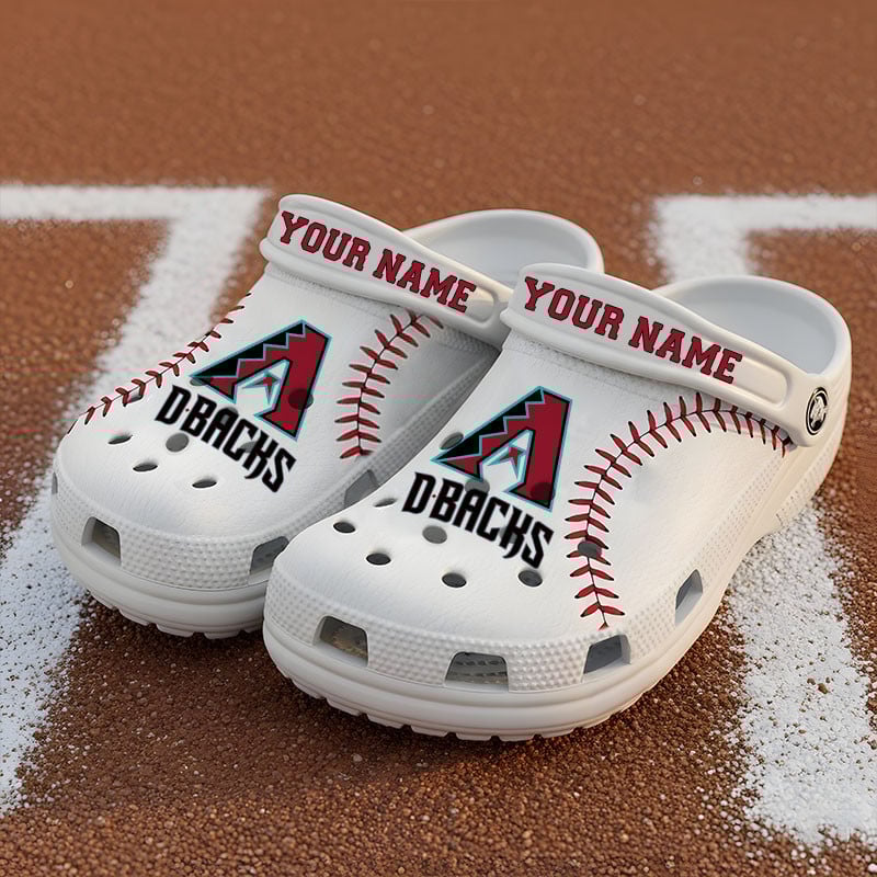 Merchidea Arizona Diamondbacks MLB Crocs Crocband Clogs Shoes Comfortable For Men Women and Kids