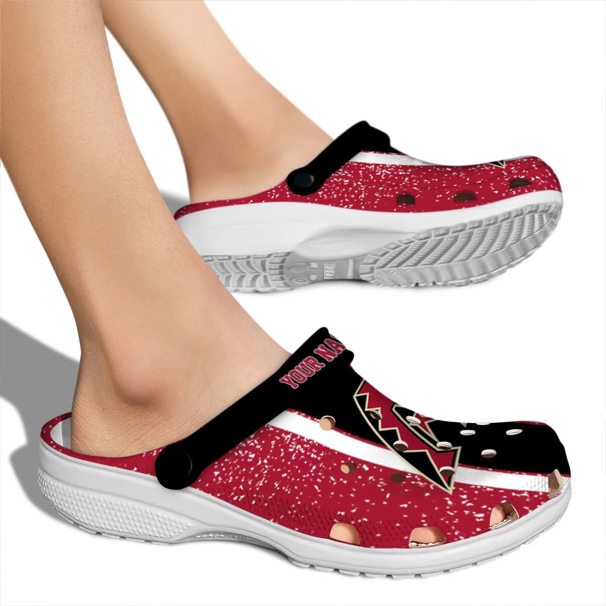 Merchidea Arizona Diamondbacks MLB Sport Crocs Crocband Clogs Shoes Comfortable For Men Women and Kids