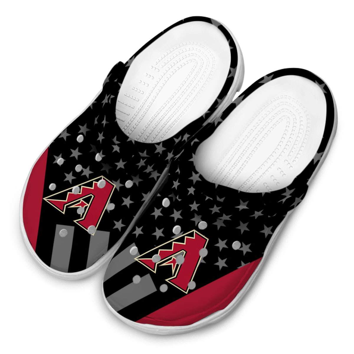 Merchidea Arizona Diamondbacks MLB Sport Crocs Crocband Clogs Shoes Comfortable For Men Women and Kids