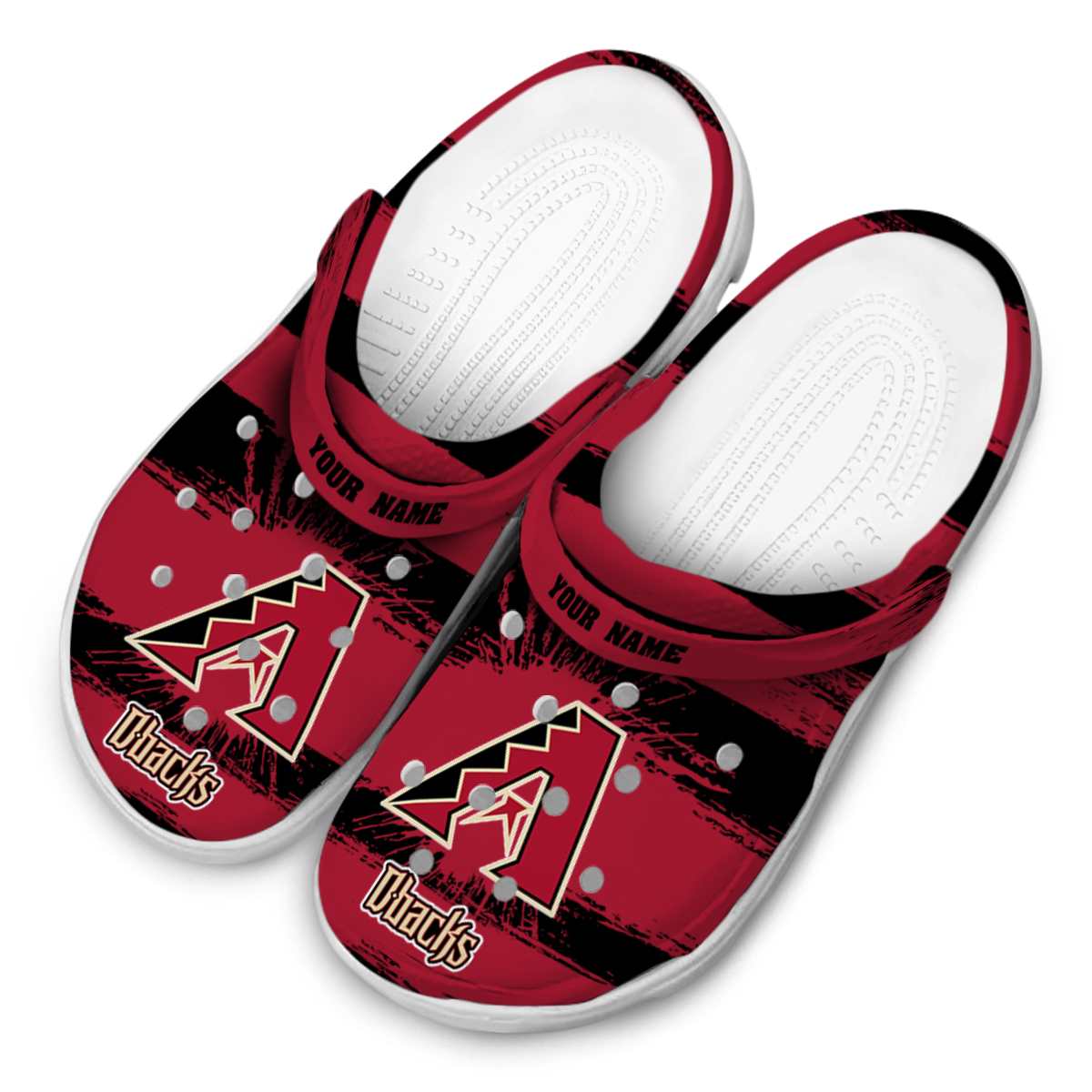 Merchidea Arizona Diamondbacks MLB Sport Crocs Crocband Clogs Shoes Comfortable For Men Women and Kids