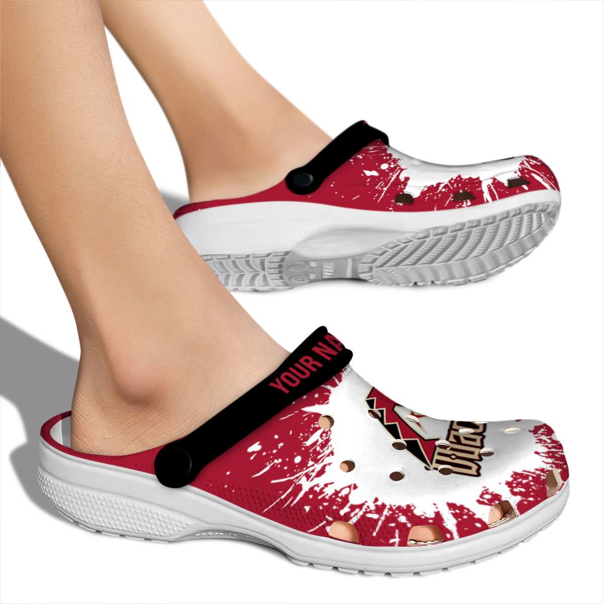 Merchidea Arizona Diamondbacks MLB Sport Crocs Crocband Clogs Shoes Comfortable For Men Women and Kids