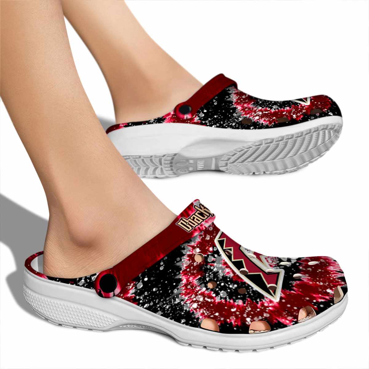 Merchidea Arizona Diamondbacks MLB Sport Crocs Crocband Clogs Shoes Comfortable For Men Women and Kids