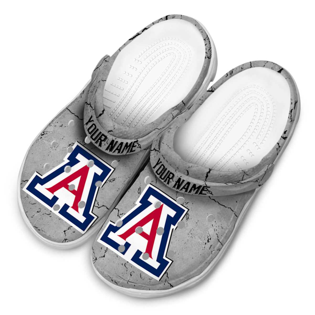 Merchidea Arizona Wildcats NCAA Sport Crocs Crocband Clogs Shoes Comfortable For Men Women and Kids