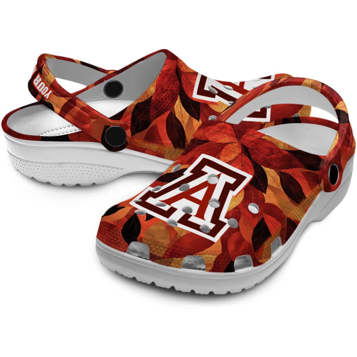 Merchidea Arizona Wildcats NCAA Sport Crocs Crocband Clogs Shoes Comfortable For Men Women and Kids
