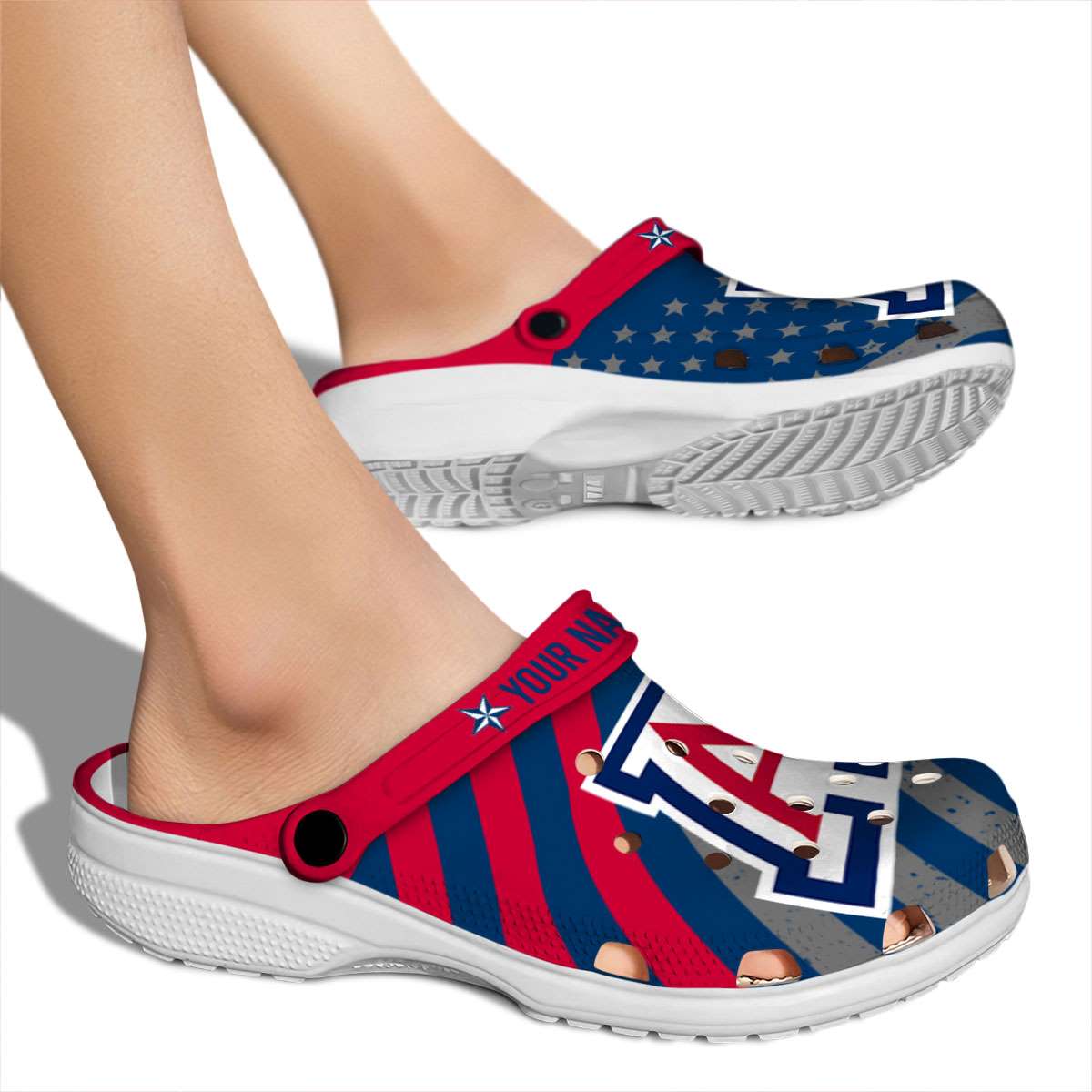 Merchidea Arizona Wildcats NCAA Sport Crocs Crocband Clogs Shoes Comfortable For Men Women and Kids