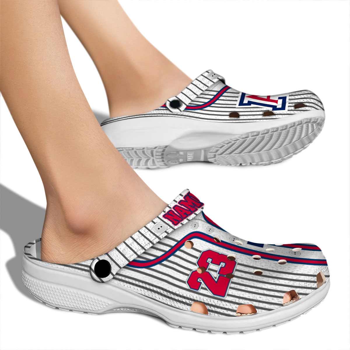 Merchidea Arizona Wildcats NCAA Sport Crocs Crocband Clogs Shoes Comfortable For Men Women and Kids