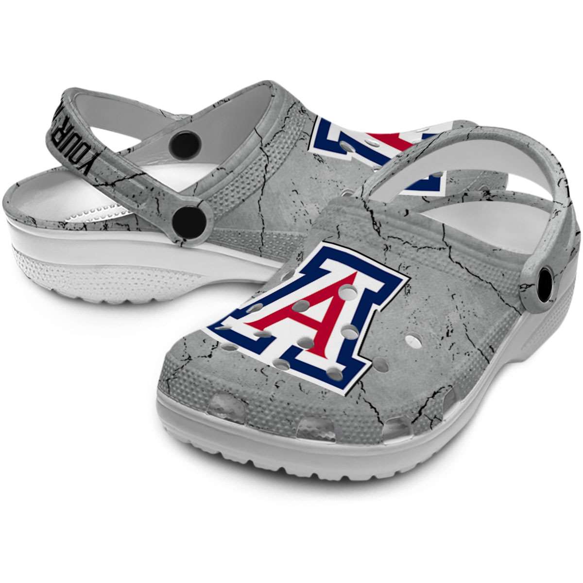 Merchidea Arizona Wildcats NCAA Sport Crocs Crocband Clogs Shoes Comfortable For Men Women and Kids