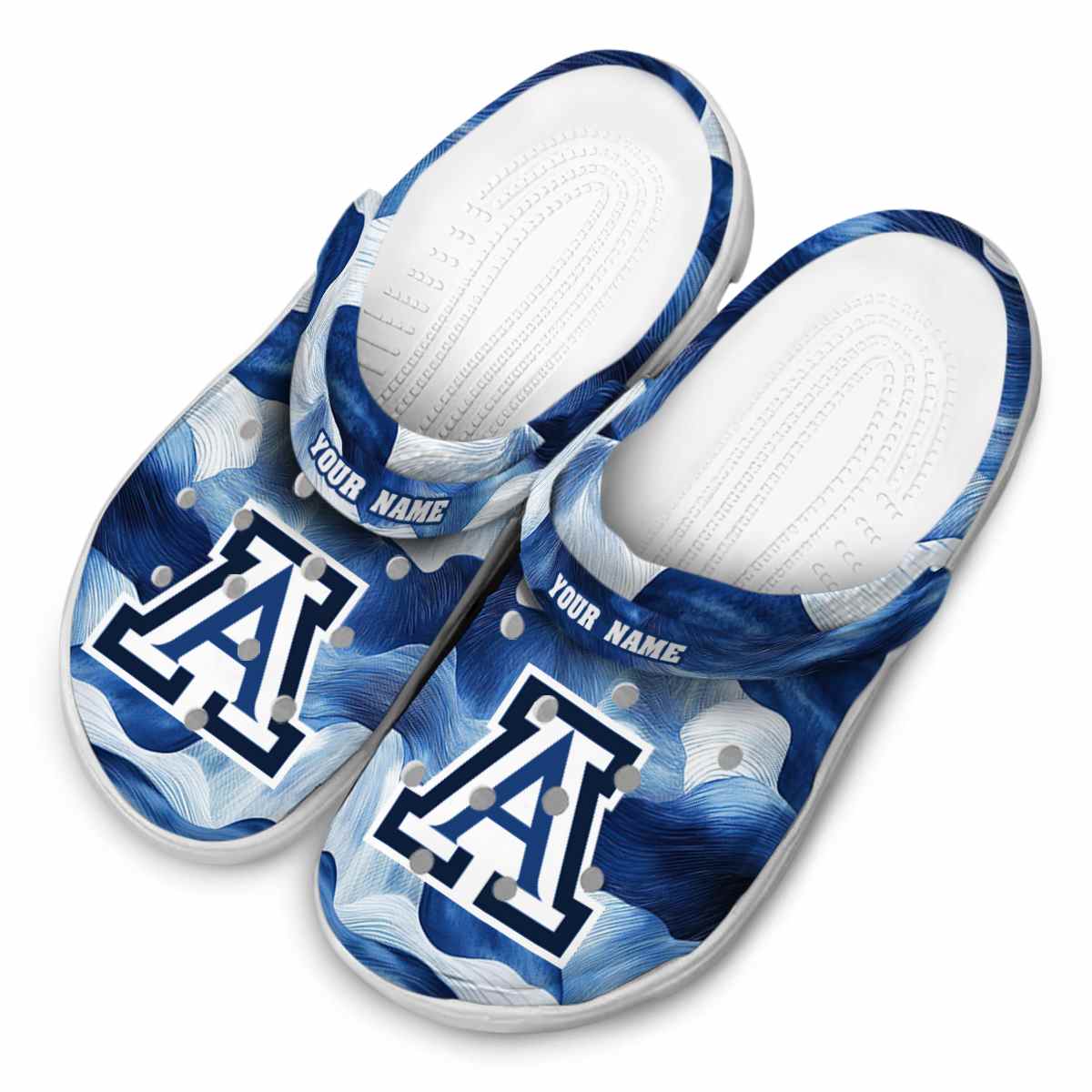 Merchidea Arizona Wildcats NCAA Sport Crocs Crocband Clogs Shoes Comfortable For Men Women and Kids