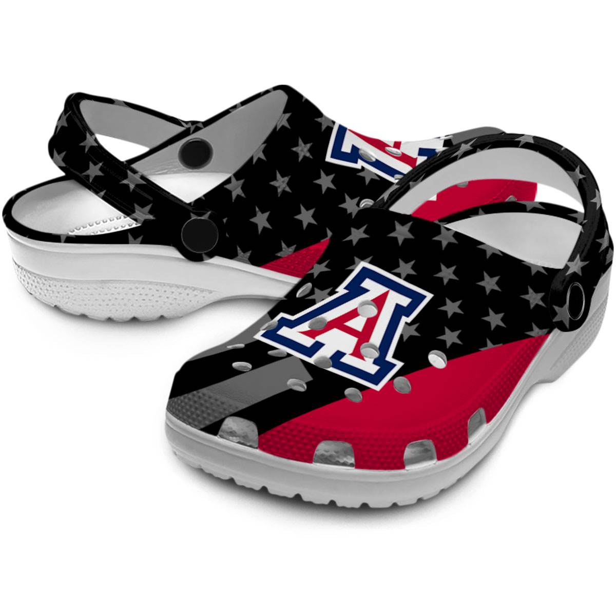 Merchidea Arizona Wildcats NCAA Sport Crocs Crocband Clogs Shoes Comfortable For Men Women and Kids