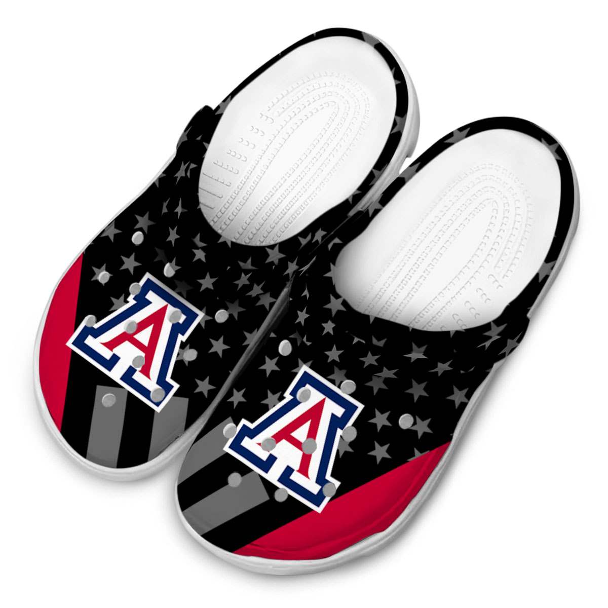 Merchidea Arizona Wildcats NCAA Sport Crocs Crocband Clogs Shoes Comfortable For Men Women and Kids