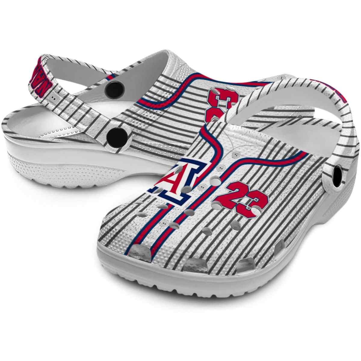 Merchidea Arizona Wildcats NCAA Sport Crocs Crocband Clogs Shoes Comfortable For Men Women and Kids
