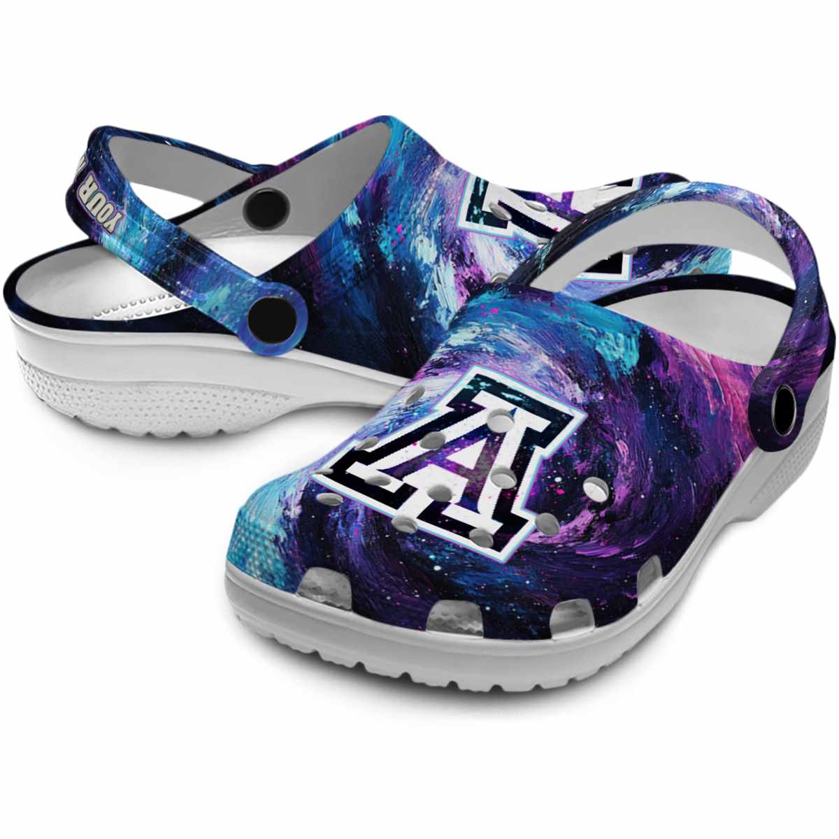 Merchidea Arizona Wildcats NCAA Sport Crocs Crocband Clogs Shoes Comfortable For Men Women and Kids