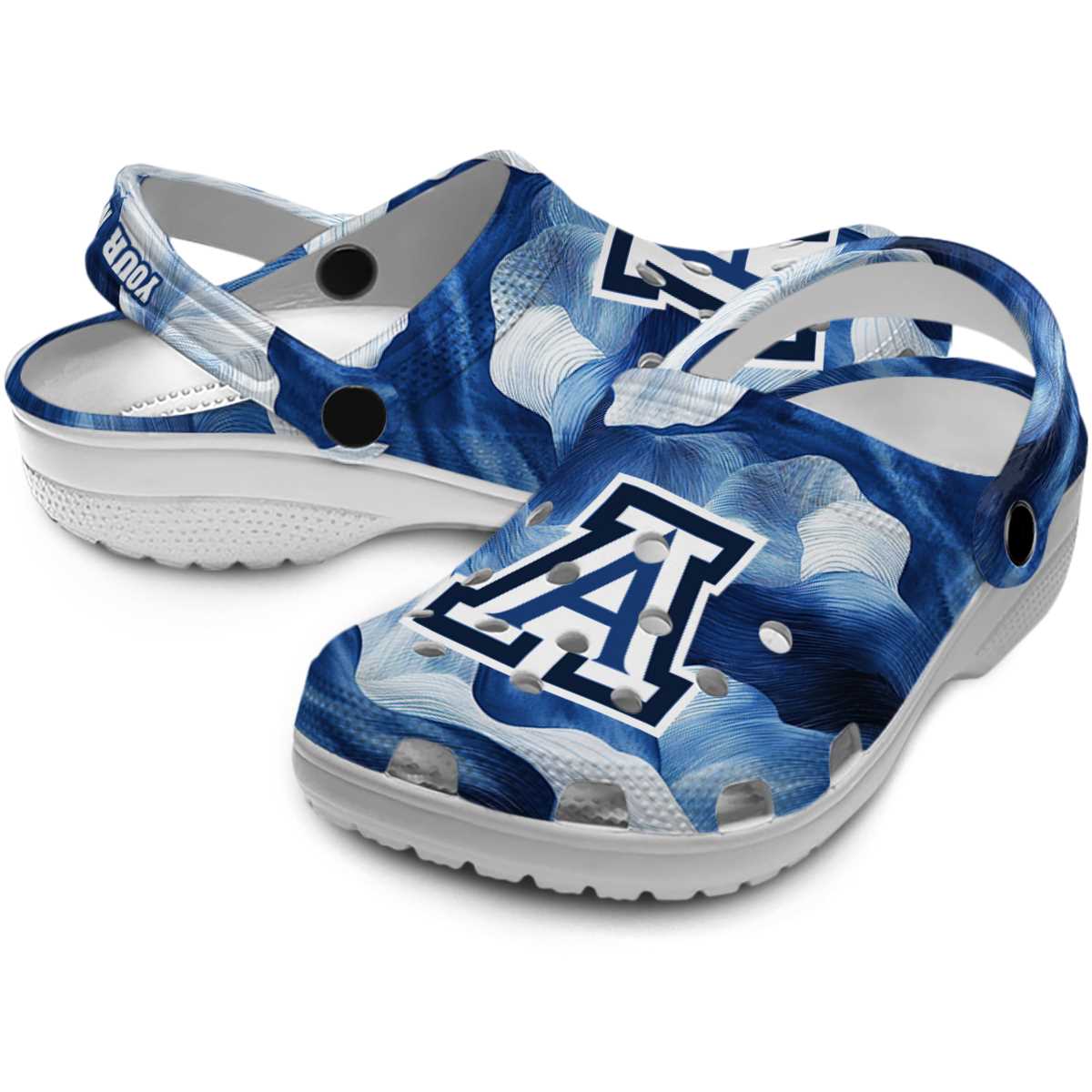 Merchidea Arizona Wildcats NCAA Sport Crocs Crocband Clogs Shoes Comfortable For Men Women and Kids