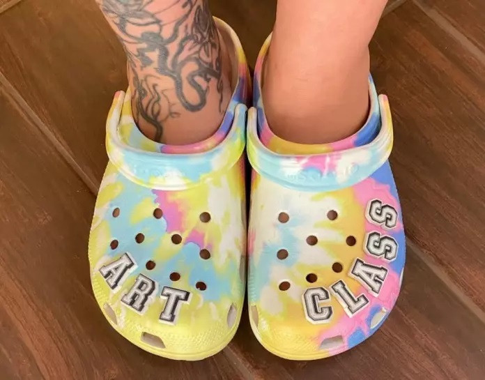 Merchidea Art Class Tie Dye Art Teacher Crocband Clog Shoes For Men Women
