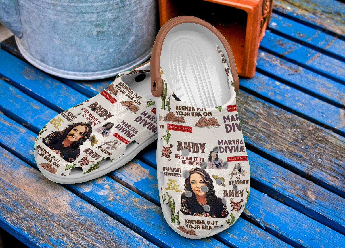 Merchidea Ashley McBryde Music Crocs Crocband Clogs Shoes Comfortable For Men Women and Kids