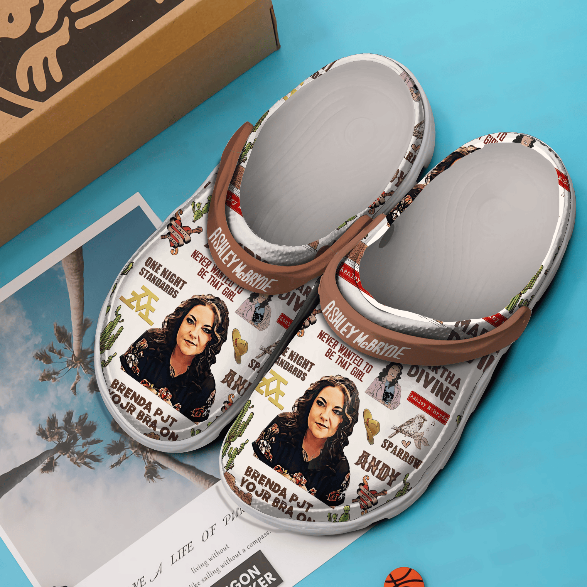 Merchidea Ashley McBryde Music Crocs Crocband Clogs Shoes Comfortable For Men Women and Kids