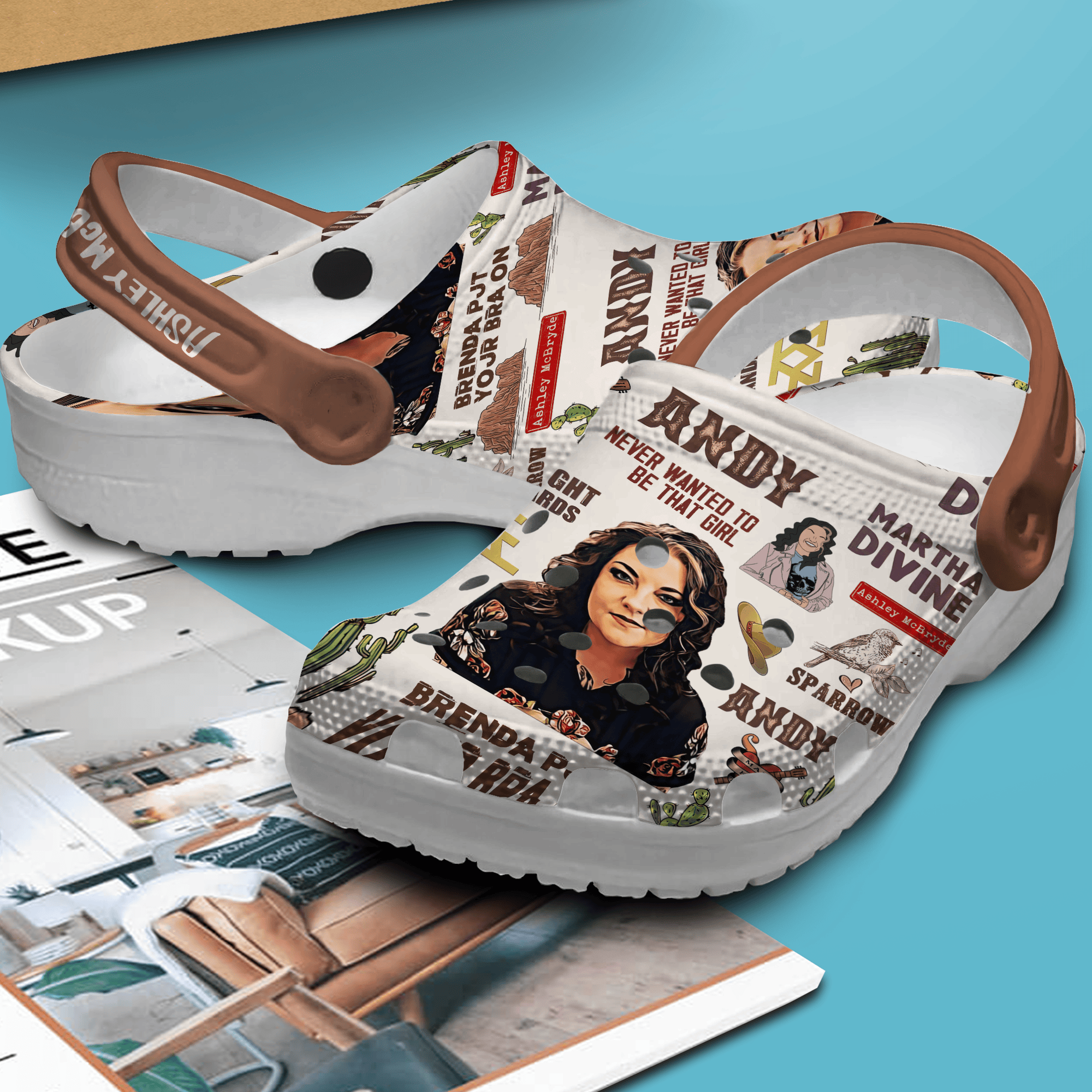 Merchidea Ashley McBryde Music Crocs Crocband Clogs Shoes Comfortable For Men Women and Kids