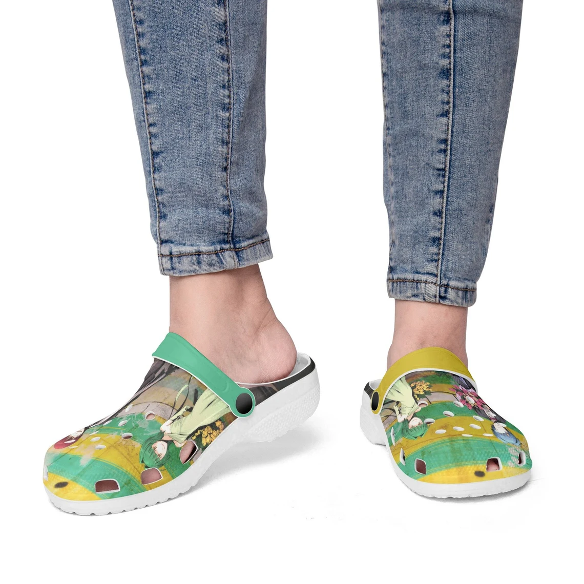 Merchidea Assassination classroom Anime Crocs Crocband Shoes Clogs Custom Name For Men Women and Kids