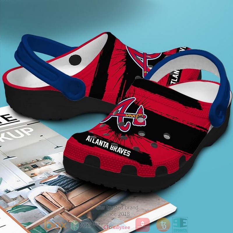 Merchidea Atlanta Braves MLB Sport Crocs Crocband Clogs Shoes Comfortable For Men Women and Kids