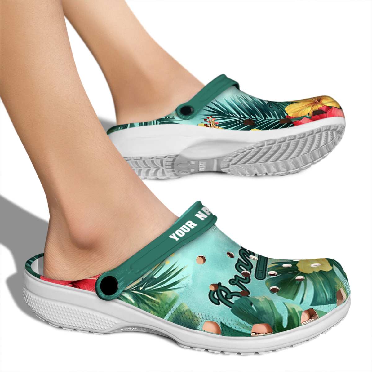 Merchidea Atlanta Braves MLB Sport Crocs Crocband Clogs Shoes Comfortable For Men Women and Kids