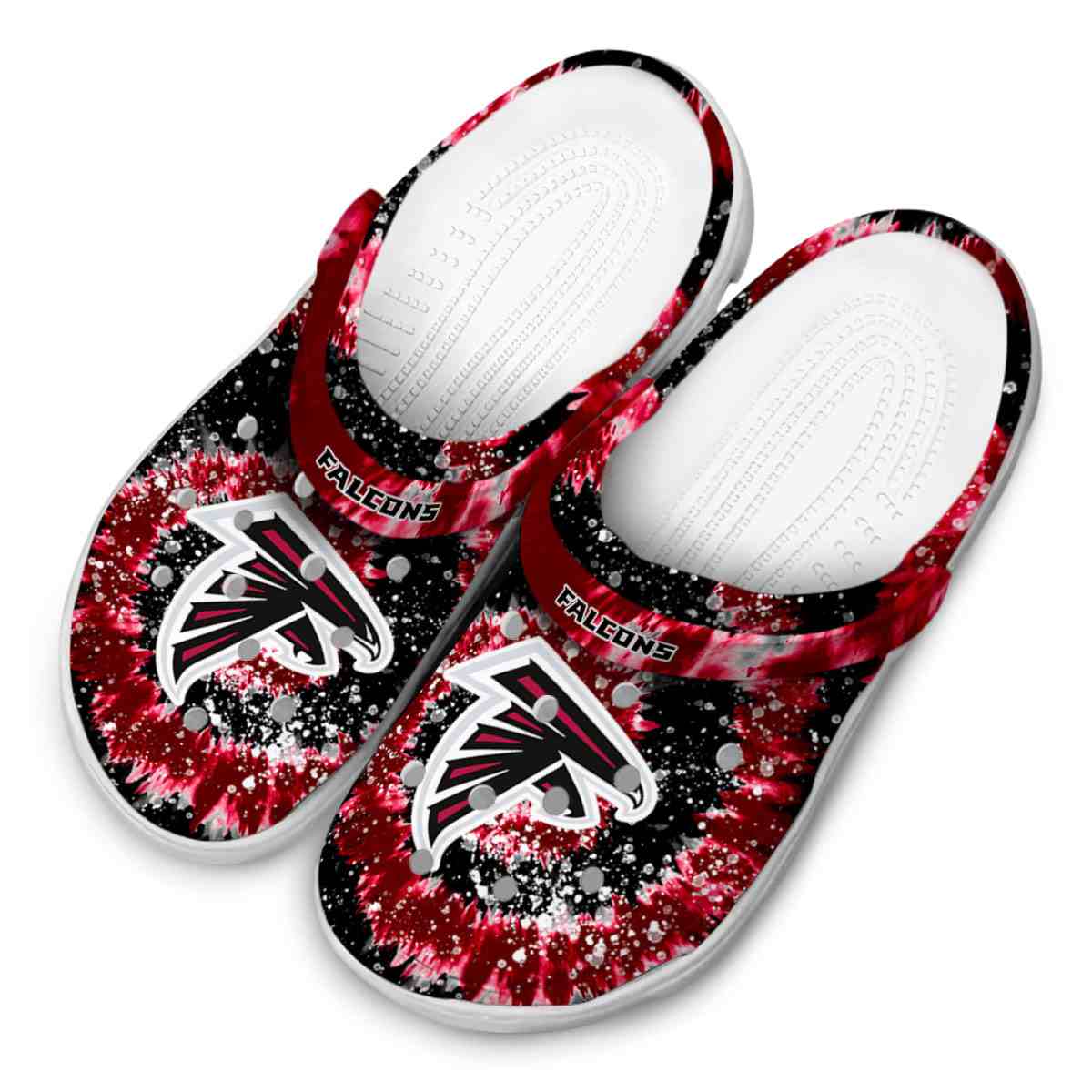 Merchidea Atlanta Falcons NFL Sport Crocs Crocband Clogs Shoes Comfortable For Men Women and Kids