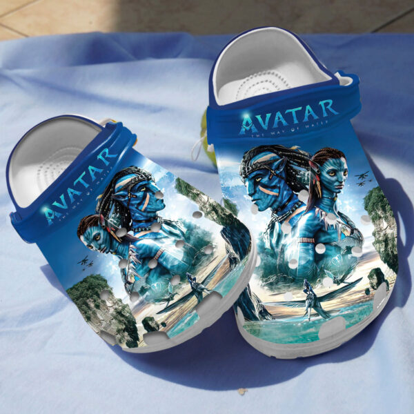 Merchidea Avatar The Way Of Water Movie Crocs Crocband Clogs Shoes Comfortable For Men Women and Kids