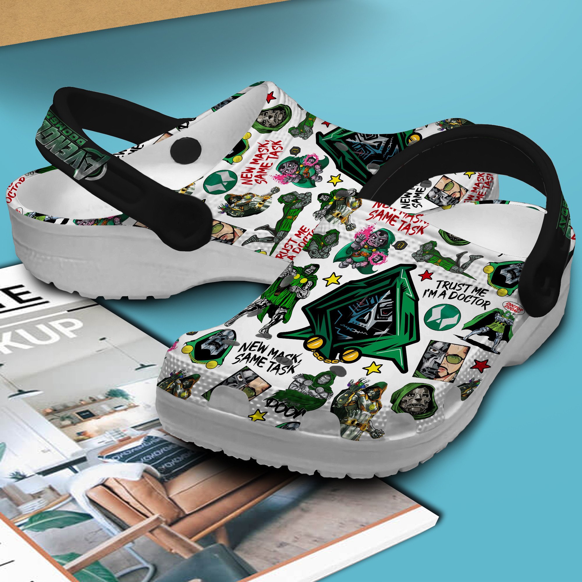 Merchidea Avengers Doomsday Movie Crocs Crocband Clogs Shoes Comfortable For Men Women and Kids