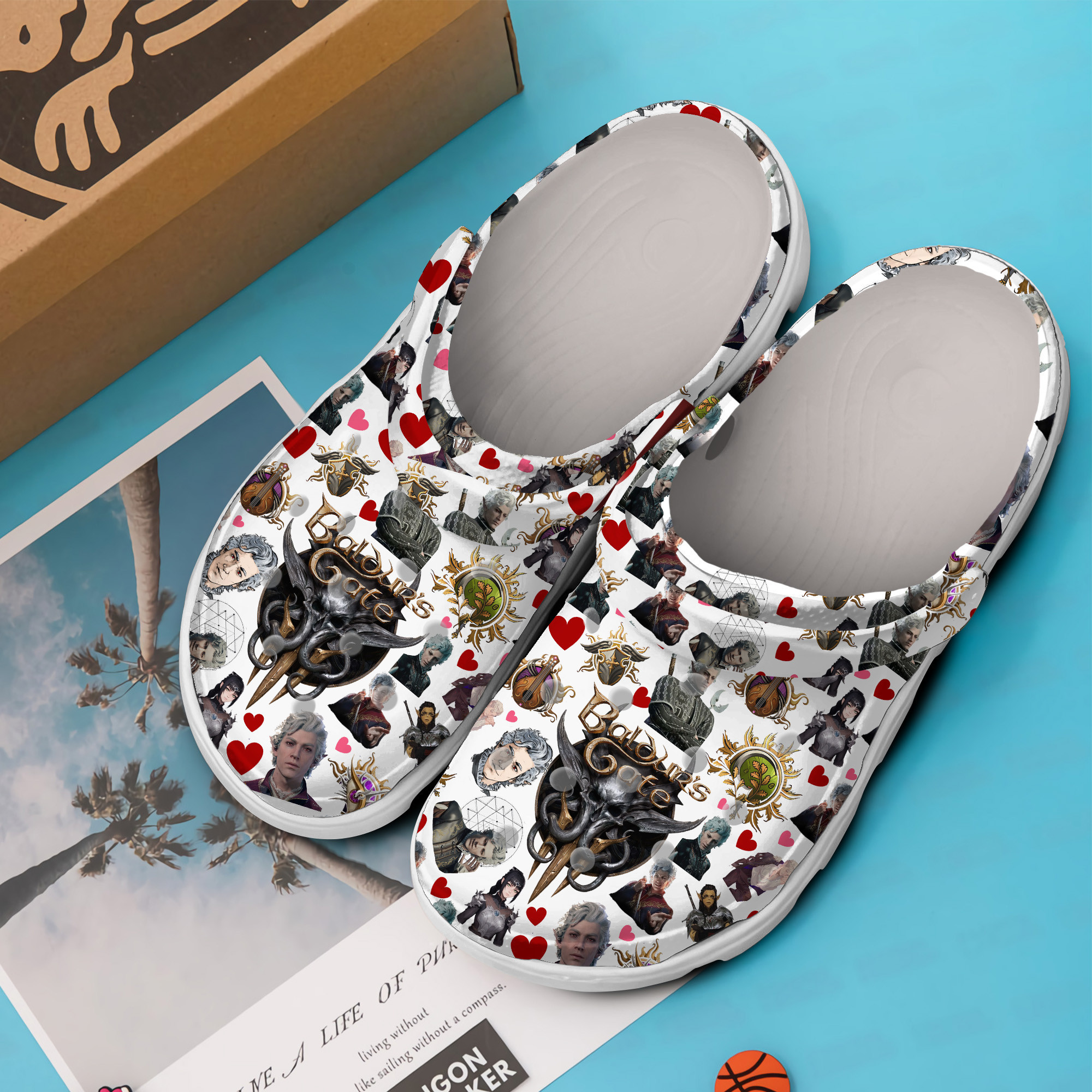 Merchidea Baldur's Gate Game Crocs Crocband Clogs Shoes Comfortable For Men Women and Kids