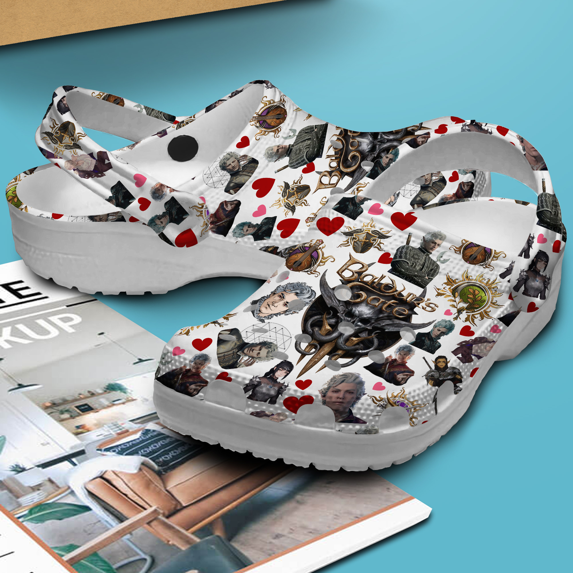 Merchidea Baldur's Gate Game Crocs Crocband Clogs Shoes Comfortable For Men Women and Kids