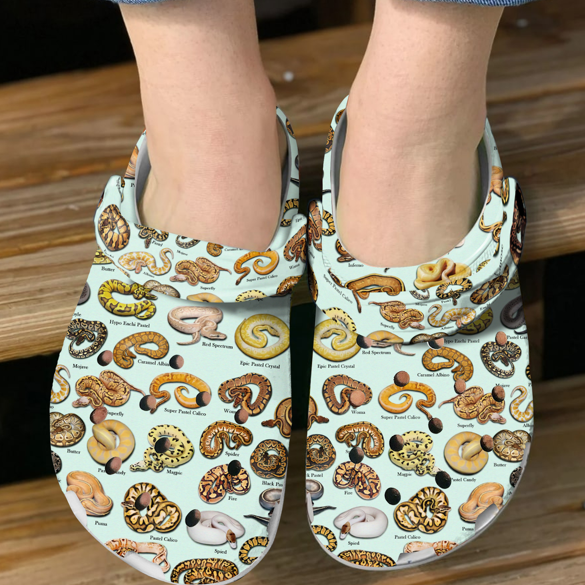 Merchidea Ball Pythons Crocs Crocband Clogs Shoes Comfortable For Men Women and Kids