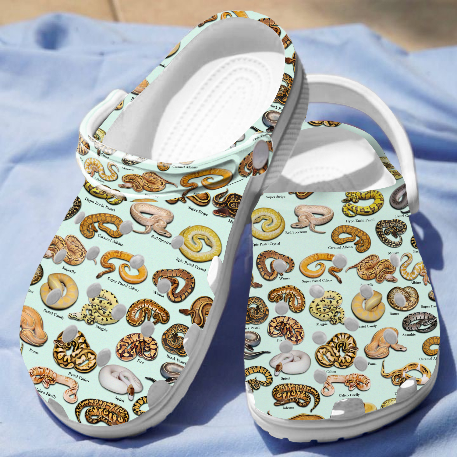 Merchidea Ball Pythons Crocs Crocband Clogs Shoes Comfortable For Men Women and Kids
