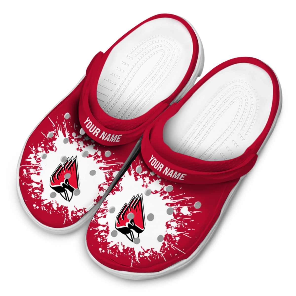 Merchidea Ball State Cardinals NCAA Sport Crocs Crocband Clogs Shoes Comfortable For Men Women and Kids