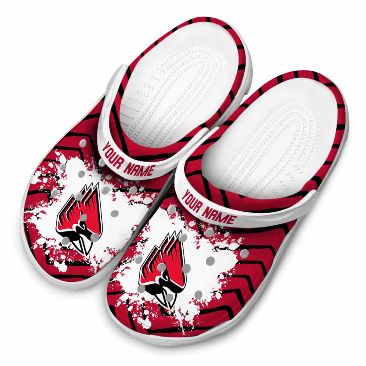 Merchidea Ball State Cardinals NCAA Sport Crocs Crocband Clogs Shoes Comfortable For Men Women and Kids