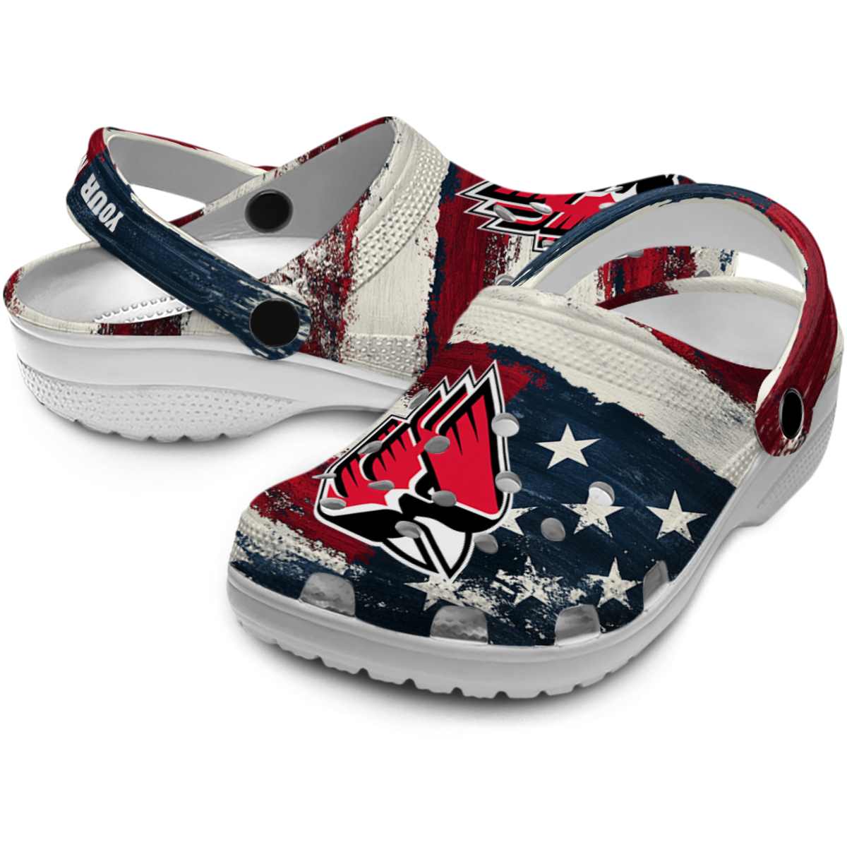 Merchidea Ball State Cardinals NCAA Sport Crocs Crocband Clogs Shoes Comfortable For Men Women and Kids