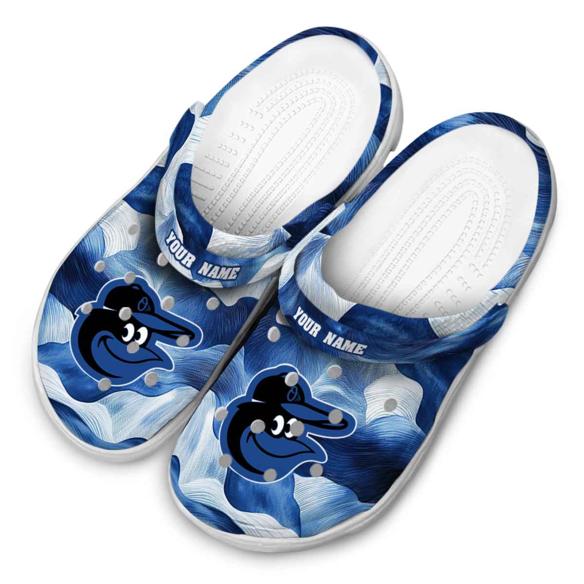Merchidea Baltimore Orioles MLB Sport Crocs Crocband Clogs Shoes Comfortable For Men Women and Kids