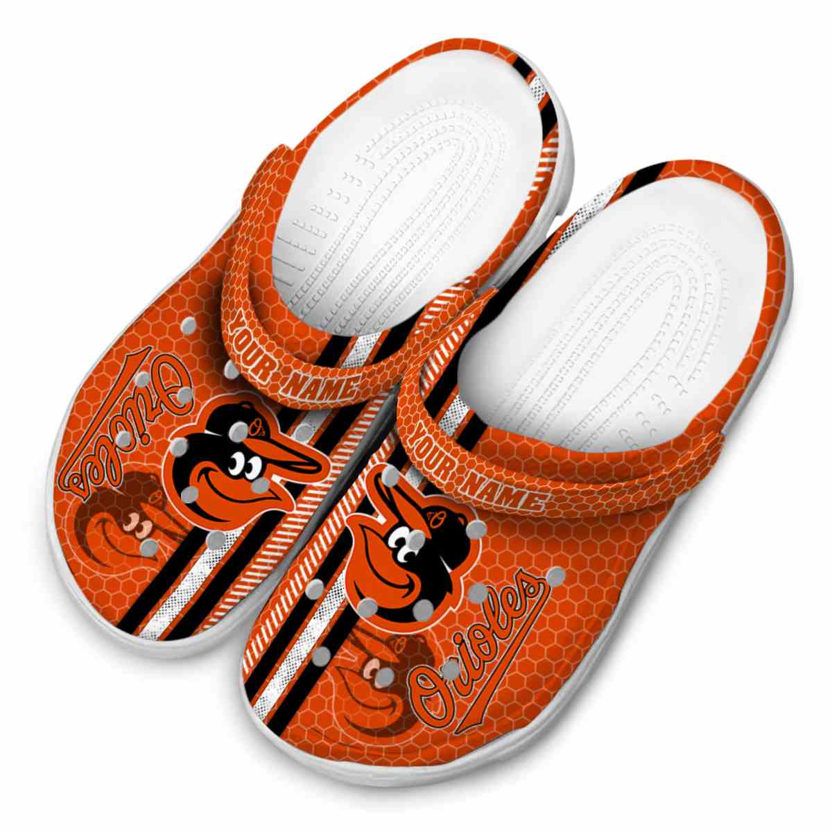 Merchidea Baltimore Orioles MLB Sport Crocs Crocband Clogs Shoes Comfortable For Men Women and Kids
