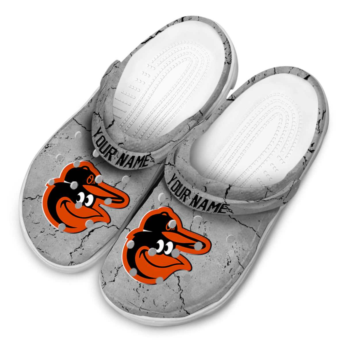 Merchidea Baltimore Orioles MLB Sport Crocs Crocband Clogs Shoes Comfortable For Men Women and Kids