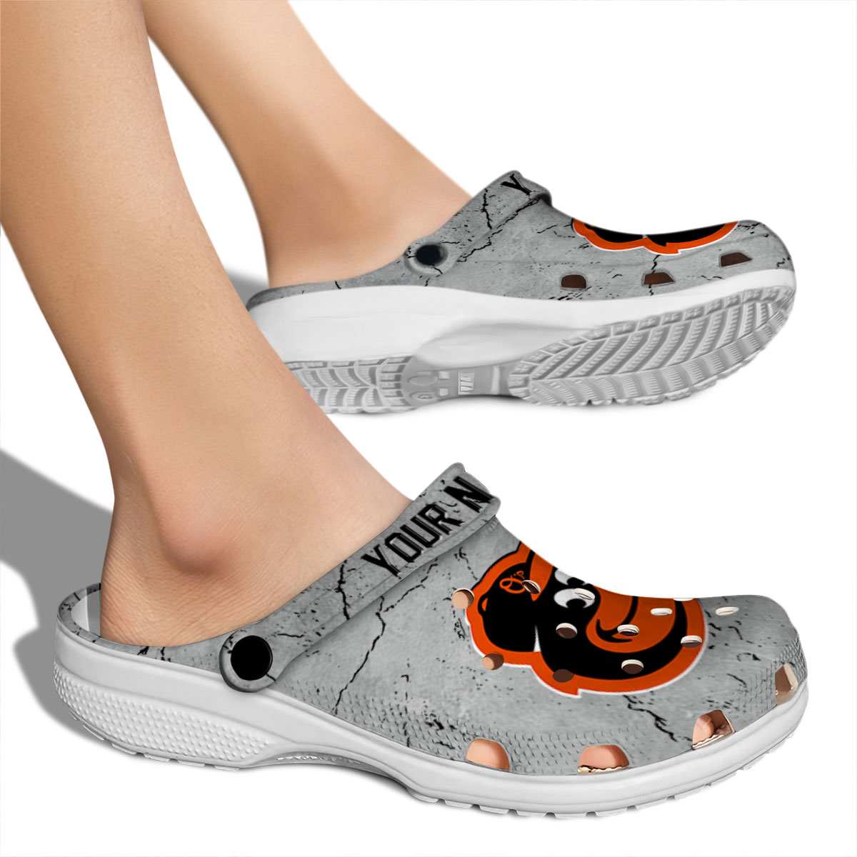 Merchidea Baltimore Orioles MLB Sport Crocs Crocband Clogs Shoes Comfortable For Men Women and Kids