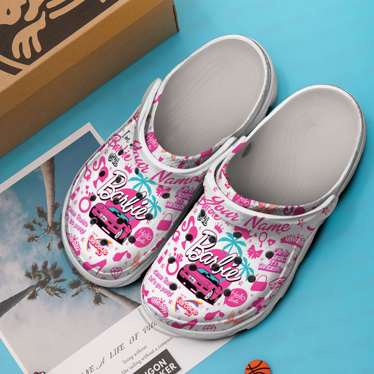 Merchidea Barbenheimer MovieCrocs Crocband Clogs Shoes Comfortable For Men Women and Kids