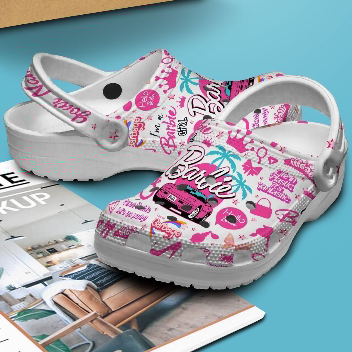 Merchidea Barbenheimer MovieCrocs Crocband Clogs Shoes Comfortable For Men Women and Kids