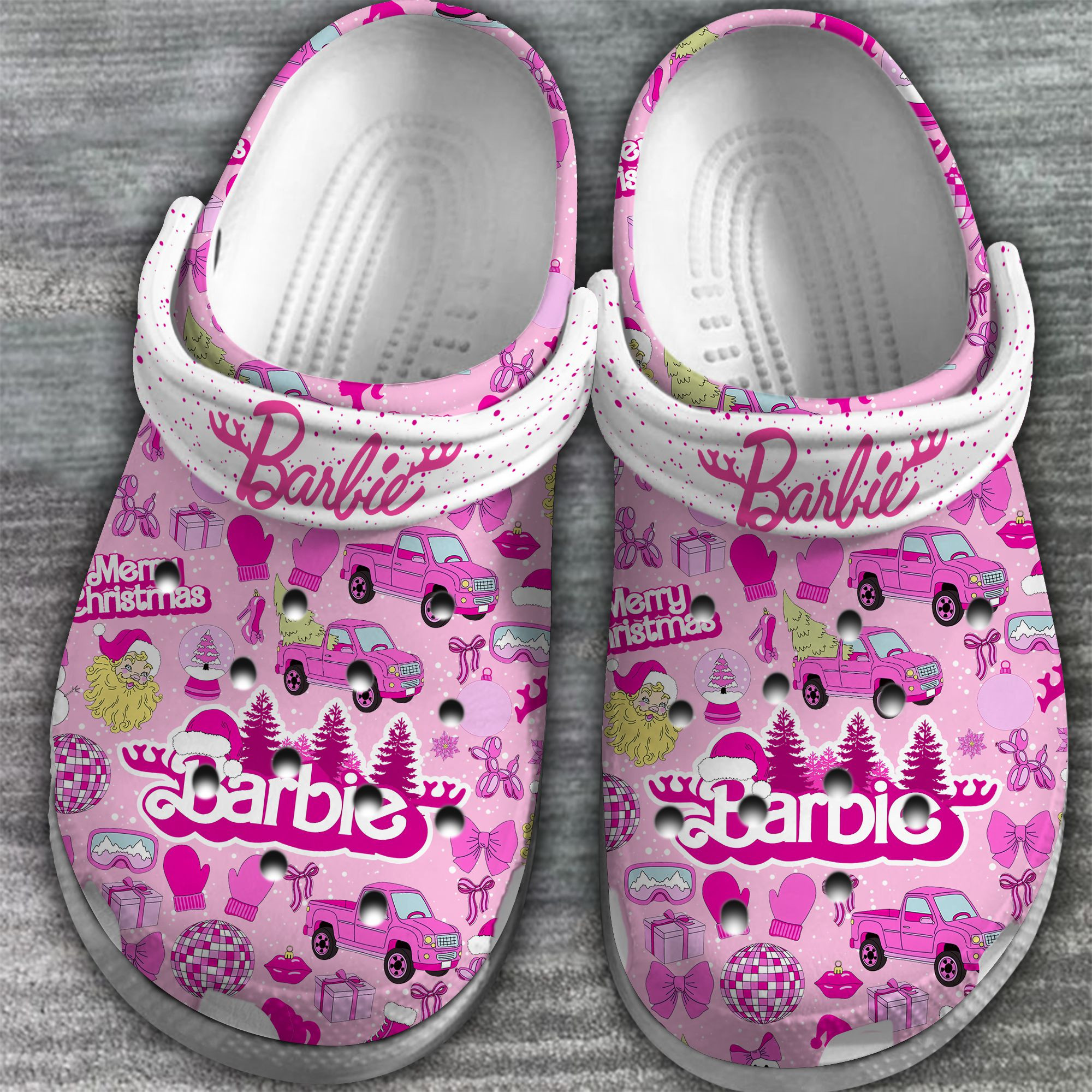 Merchidea Barbie Movie Crocs Crocband Clogs Shoes Comfortable For Men Women and Kids