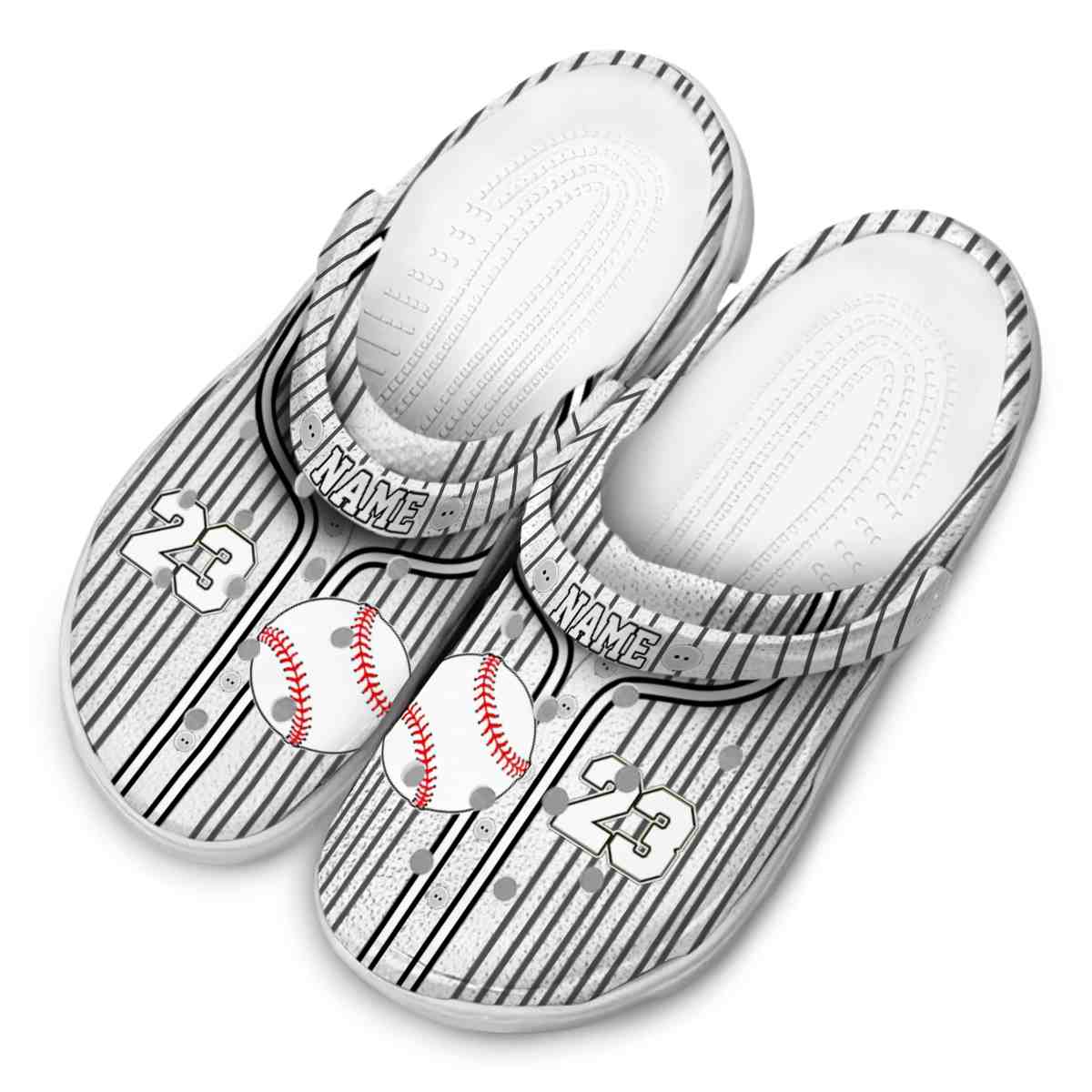 Merchidea Baseball Sport Crocs Crocband Clogs Shoes Comfortable For Men Women and Kids