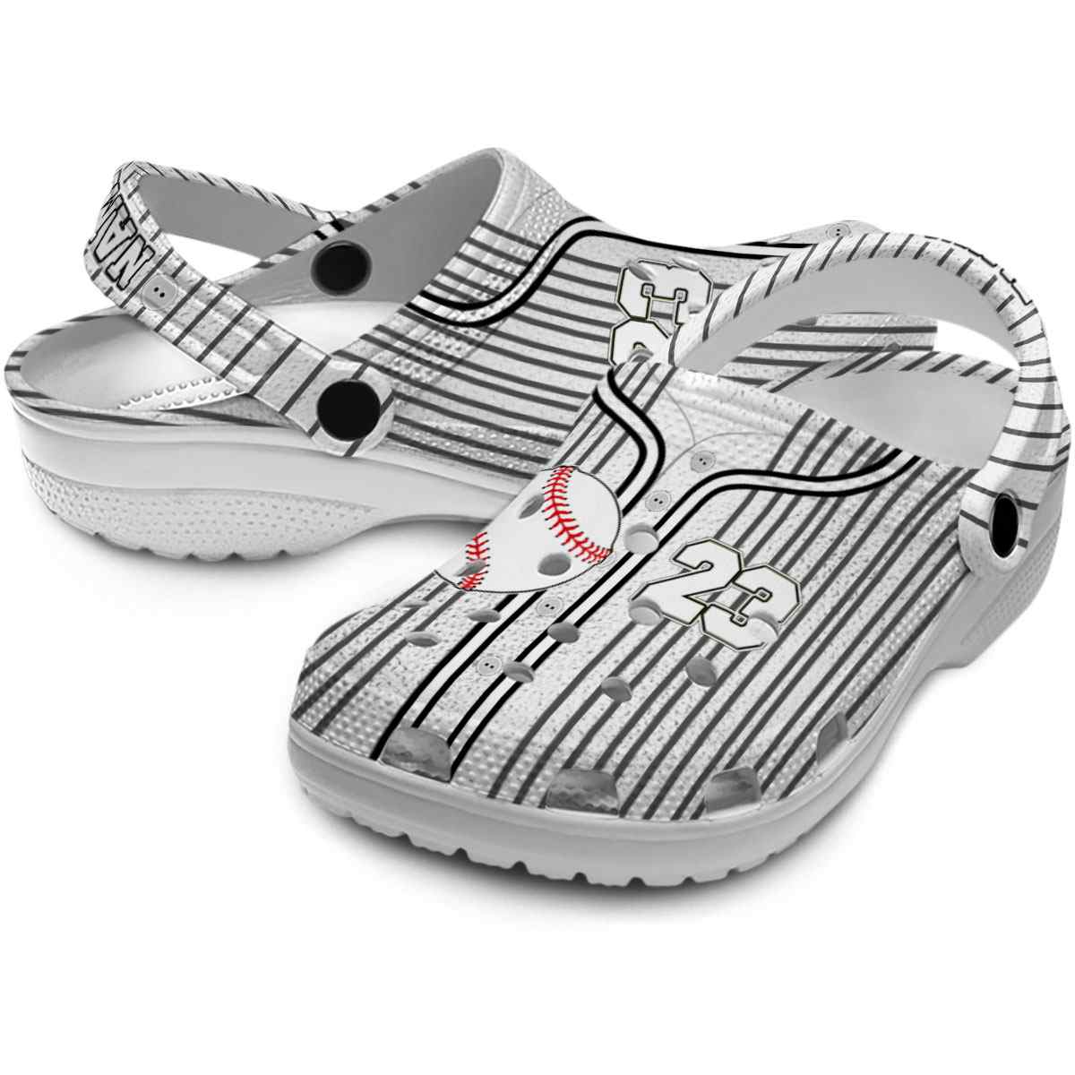 Merchidea Baseball Sport Crocs Crocband Clogs Shoes Comfortable For Men Women and Kids