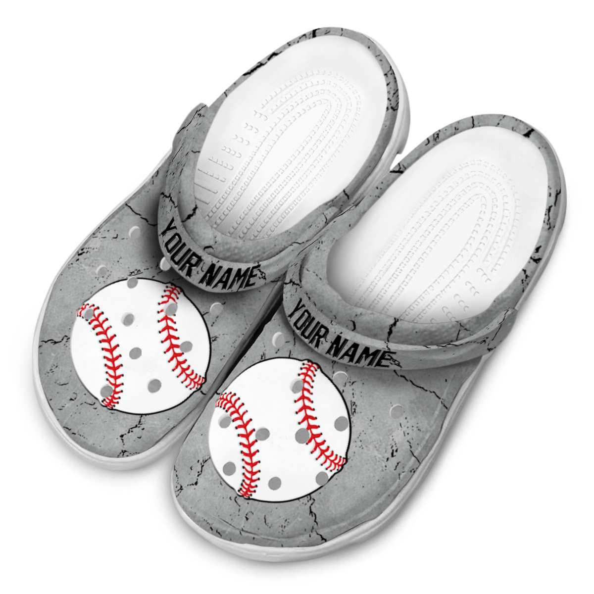 Merchidea Baseball Sport Crocs Crocband Clogs Shoes Comfortable For Men Women and Kids