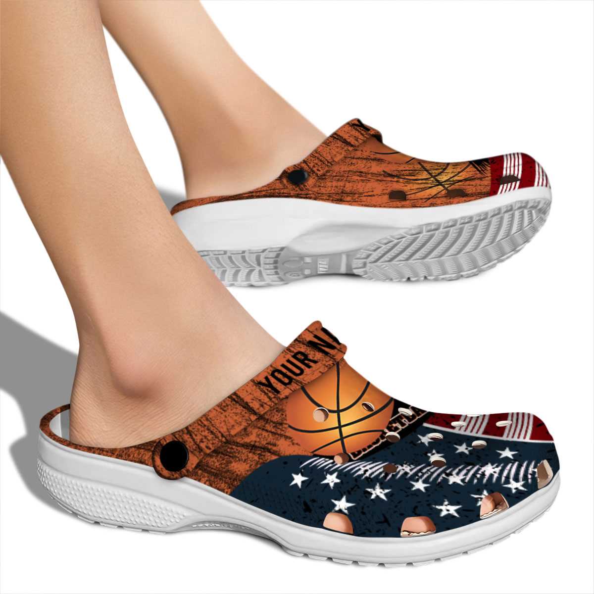 Merchidea Basketball Sport Crocs Crocband Clogs Shoes Comfortable For Men Women and Kids