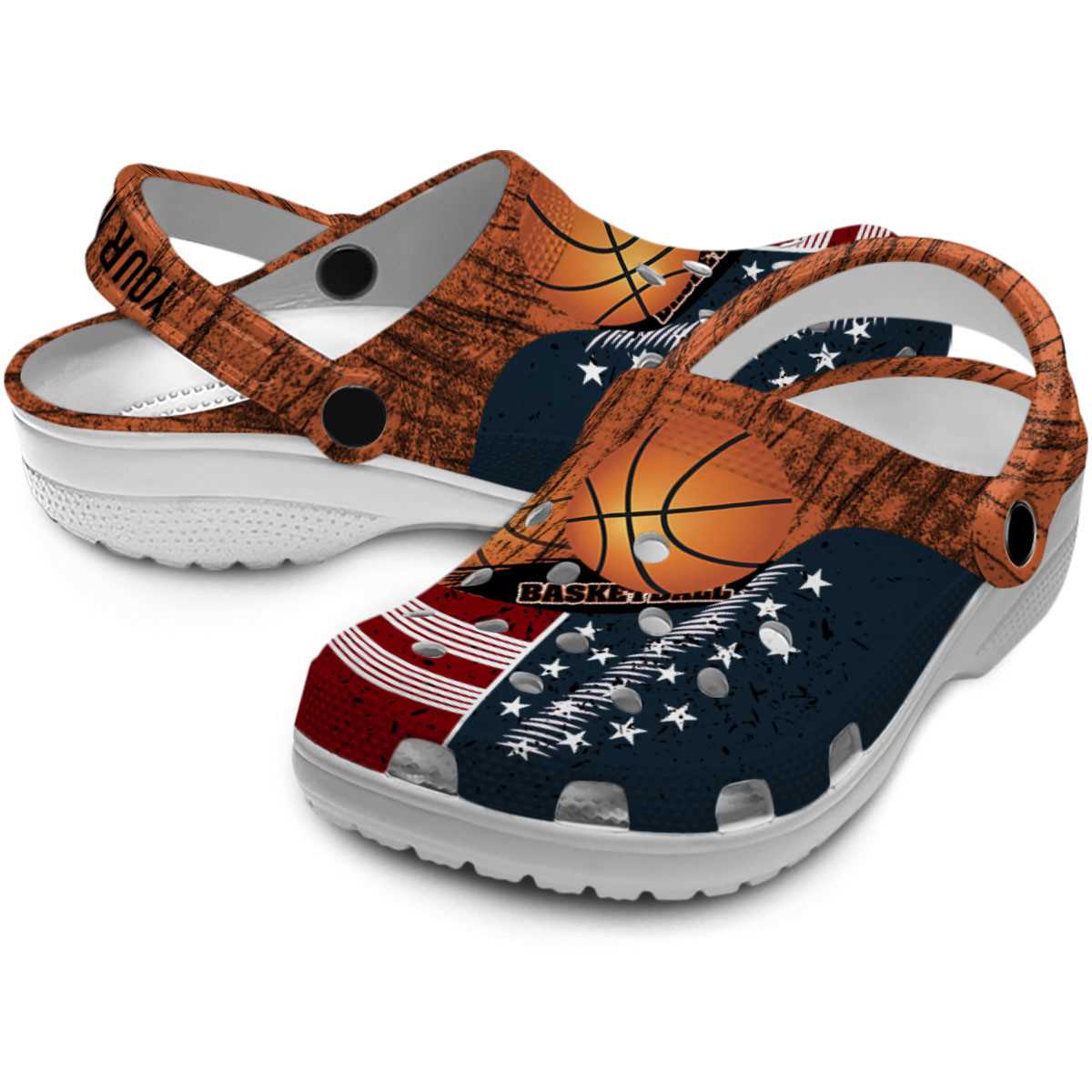 Merchidea Basketball Sport Crocs Crocband Clogs Shoes Comfortable For Men Women and Kids