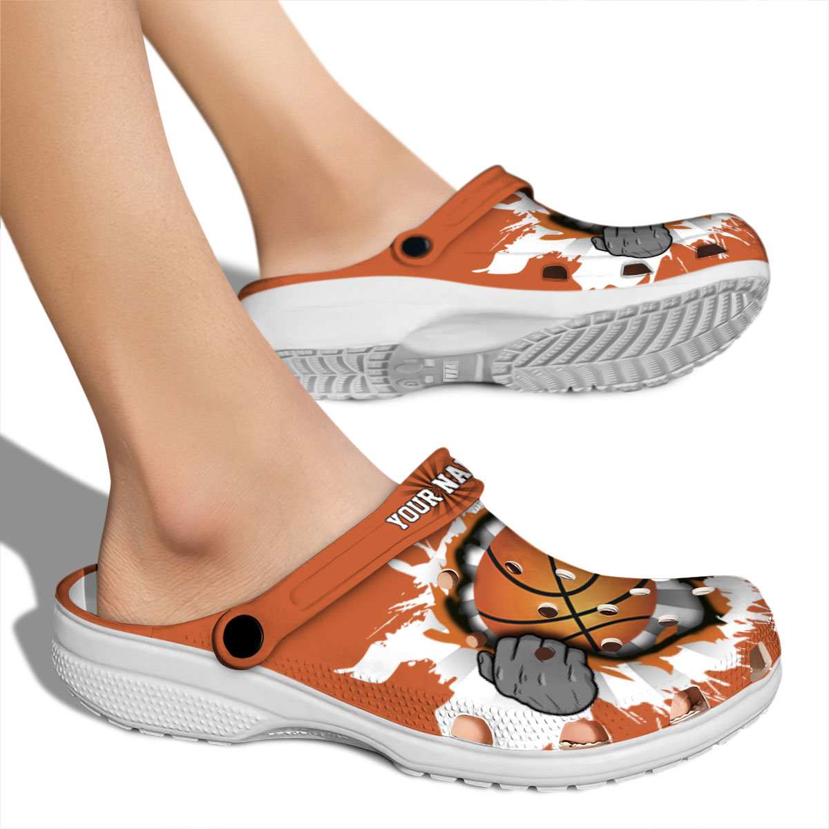 Merchidea Basketball Sport Crocs Crocband Clogs Shoes Comfortable For Men Women and Kids