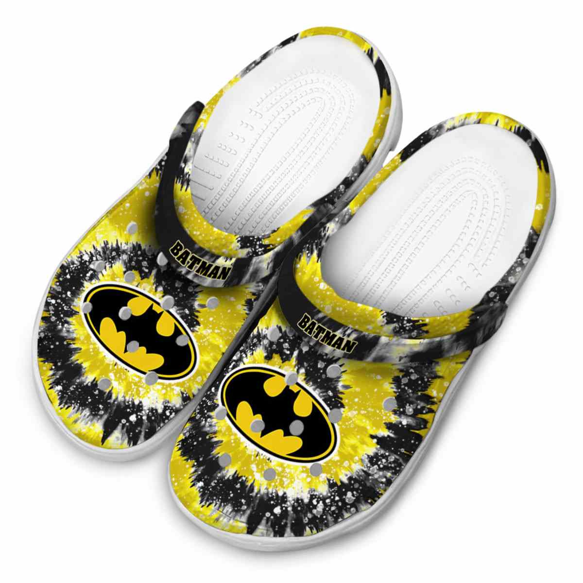 Merchidea Batman Movie Crocs Crocband Clogs Shoes Comfortable For Men Women and Kids