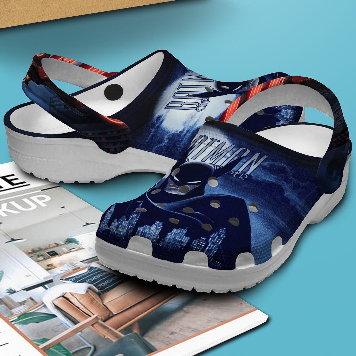 Merchidea Batman Movie Crocs Crocband Clogs Shoes Comfortable For Men Women and Kids