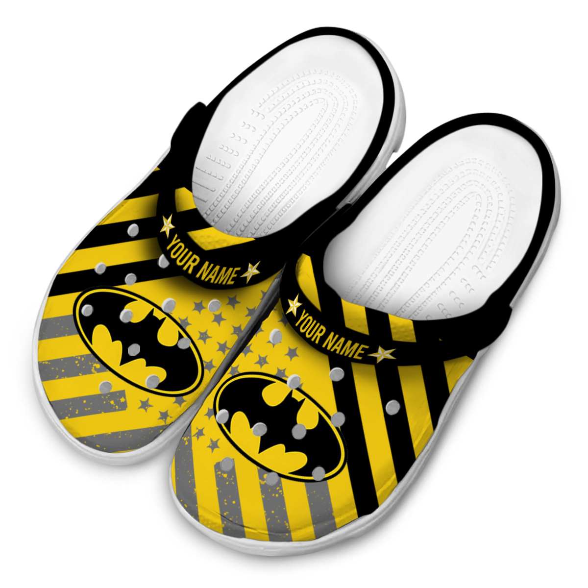Merchidea Batman Movie Crocs Crocband Clogs Shoes Comfortable For Men Women and Kids